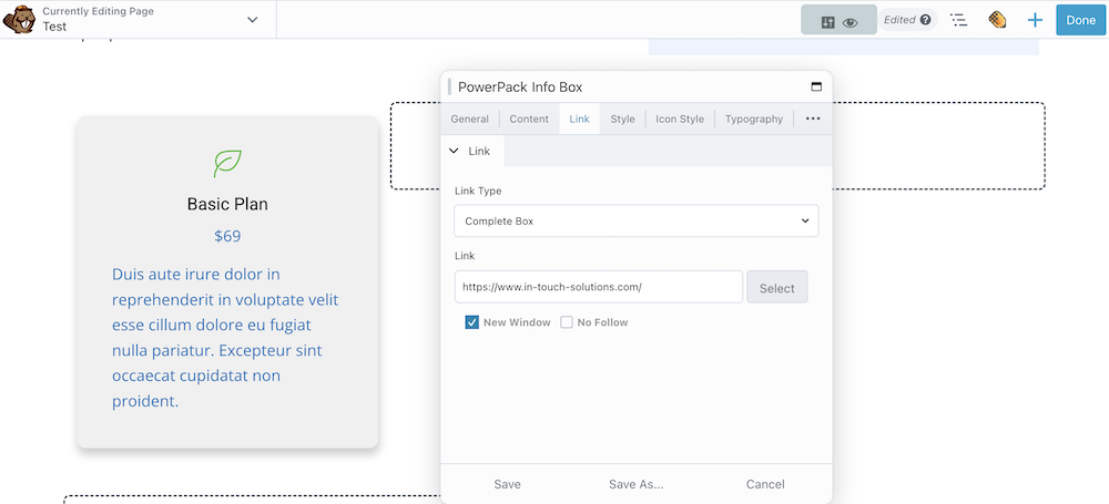 12 Adding A Hyperlink To The Infobox To Make A Clickable Column In Beaver Builder